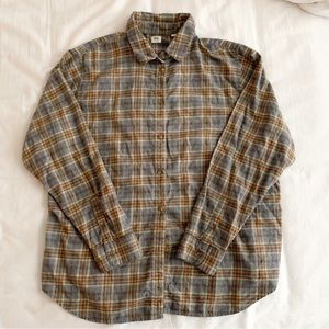UNIQLO Woman’s Brown Grey Flannel